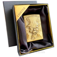 Подарункова бензинова запальничка № 8029 "Черепа"