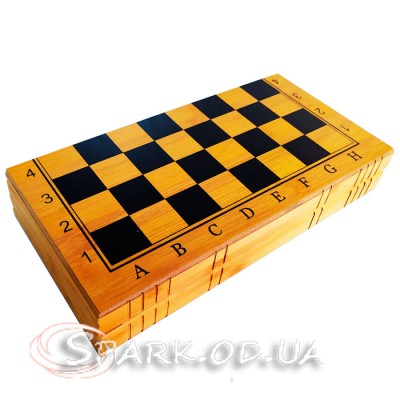Настільна гра "Шахи, нарди, шашки" (30*30см) №A104