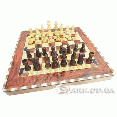 Настольная игра "Шахматы, нарды, шашки" (30*30см) №5001D