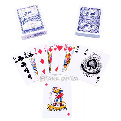 Пластиковые игральные карты № TL8-10 Blue