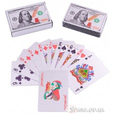 Пластикові гральні карти $ № 408-4 Silver