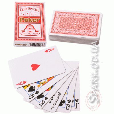 Гральні карти "Poker Club Special" Y-001 Червона