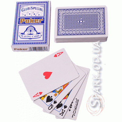 Гральні карти "Poker Club Special" Y-001 Синя