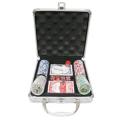 Набор для покера на 100 фишек в кейсе с номиналом №100-N
