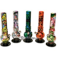 Бонг акриловый 30см. № LAZ0061 "Граффити"