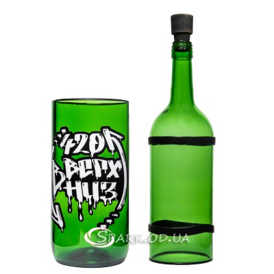 Бонг скляний водник "Green 420""