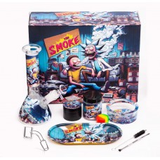 Подарунковий набір для куріння "Rick and Morty" (11 предметів)