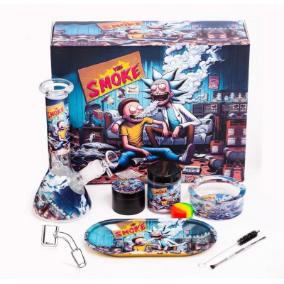 Подарунковий набір для куріння "Rick and Morty" (11 предметів)
