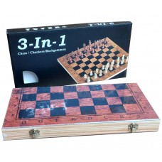 Настольная игра "Шахматы, нарды, шашки" (40*40см) G39