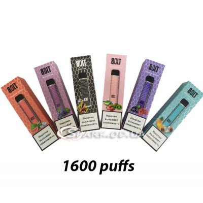 Одноразова електронна сигарета BOLT 2% (1600 puffs)