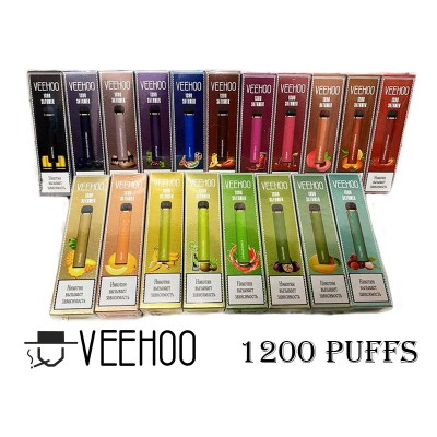 Одноразовая электронная сигарета VEEHOO 2% (1200 puffs)