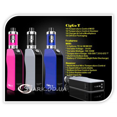 Електронна сигарета\бокс мод CigGo T100 Box MOD Kit 