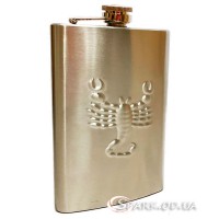 Фляжка металлическая 7oz "Рыбалка-звери" №7OZ-С4-5