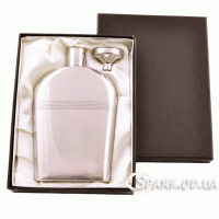 Подарункова фляжка+лійка "Lux" № FH-9oz