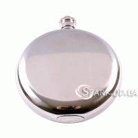 Фляжка металлическая круглая/чистая 8oz № MN-E-8
