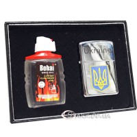 Бензинова запальничка, бензин 2в1 № V4-22 Silver