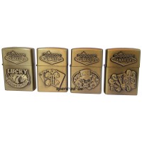 Бензиновые зажигалки 4шт. №8059 "Казино"
