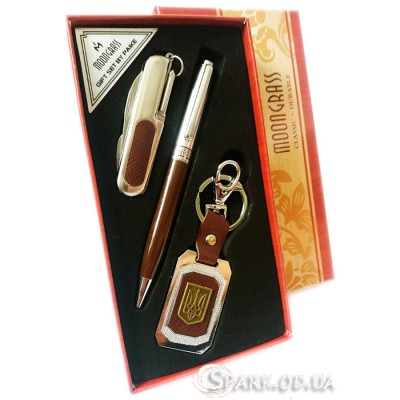 Подарочный набор ручка/брелок/нож № 3-11B