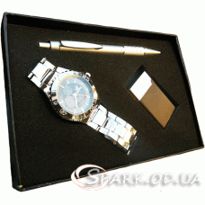 Подарочный набор "Часы, ручка, зажигалка" № YR05