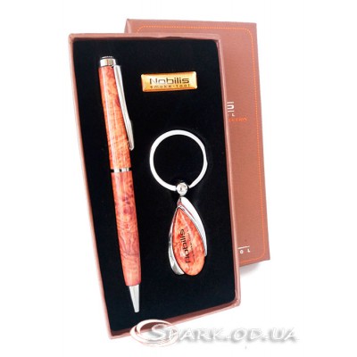 Подарочный набор "Nobilis" ручка/брелок № 0361