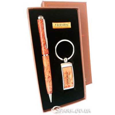 Подарочный набор "Nobilis" ручка/брелок № 0490