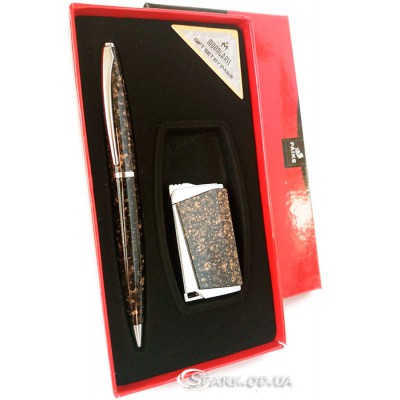 Подарочный набор "Moongrass" ручка/зажигалка № RJ7183