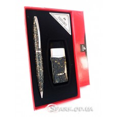 Подарочный набор "Moongrass" ручка/зажигалка № RJ7187