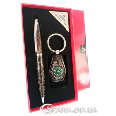 Подарочный набор "Moongrass" ручка/брелок  № RJ7190