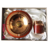 Подарочный набор пепельница и зажигалка № XL-0656