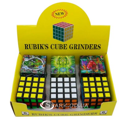 Ґріндер метал/пластик "Cube rubik" № TC1605