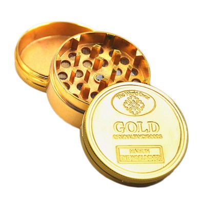 Гриндер металевий/три частини "Золото" (40*25мм)