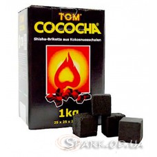 Вугілля кокосове TOM COCOCHA 1kg. 72cubes (великий)