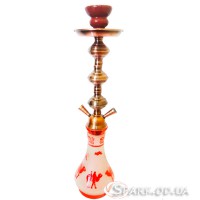 Кальян середній на дві трубки 49см. №E008-2