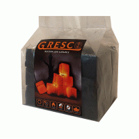 Уголь ореховый Grecko 0.5кг. 36кубиков (крупный)