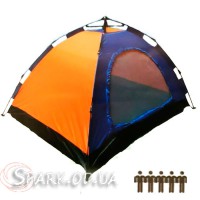 Палатка 5-ти местная "автомат" №14-19 (220*220*150см)