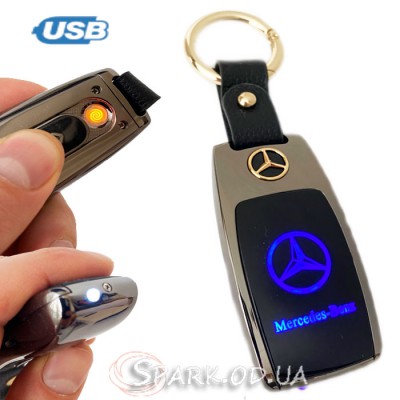 USB-зажигалка/авто ключ/ фонарь № 1-62 "Мерседес"