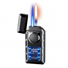 Зажигалка 2-х режимная usb/газ/зажигается от вибрации №795