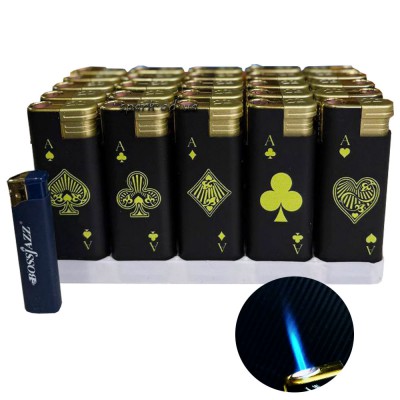 Багаторазова запальничка в металевому корпусі "BossJazz" BJ-118-2 XL