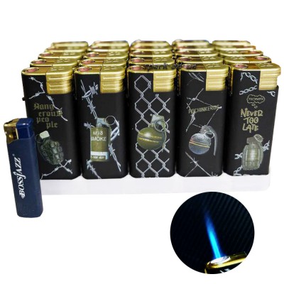 Багаторазова запальничка в металевому корпусі "BossJazz" BJ-118-3 XL