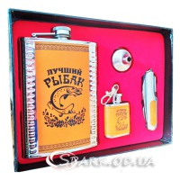 Набор с флягой 9oz/нож/фляга-брелок № YR8-57