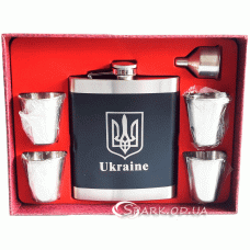 Набор с флягой 18oz "Украина" № 6-32
