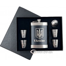 Набор с флягой 9oz "Украина" № GT-2334