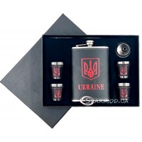 Набір з флягою 9oz "Україна" № GT-2331