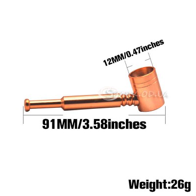 Трубка курительная/метал UAY0163