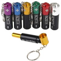 Трубка курительная-брелок-трансформер "Батарейка"