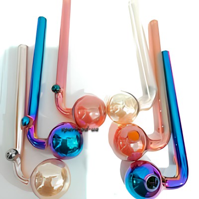 Трубка скляна курильна "Oil Burner" GT-064KD-1 (15см) Трубка скляна курильна "Oil Burner" GT-064KD-1 (15см)