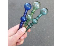 Трубка скляна курильна "Oil Burner" GT-061CE (14см)