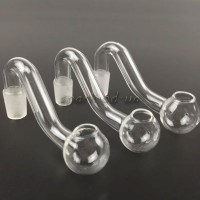 Трубка скляна курильна/адаптер "Oil Burner" 12-05 (75мм)