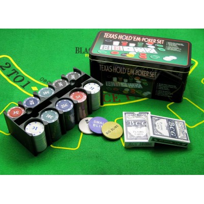 Набор для покера 200 фишек №702-3