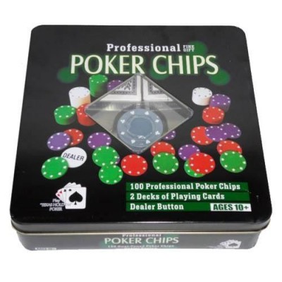 Набір для покеру 100 фішок №702-2